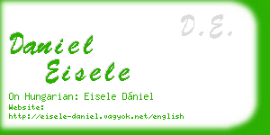 daniel eisele business card